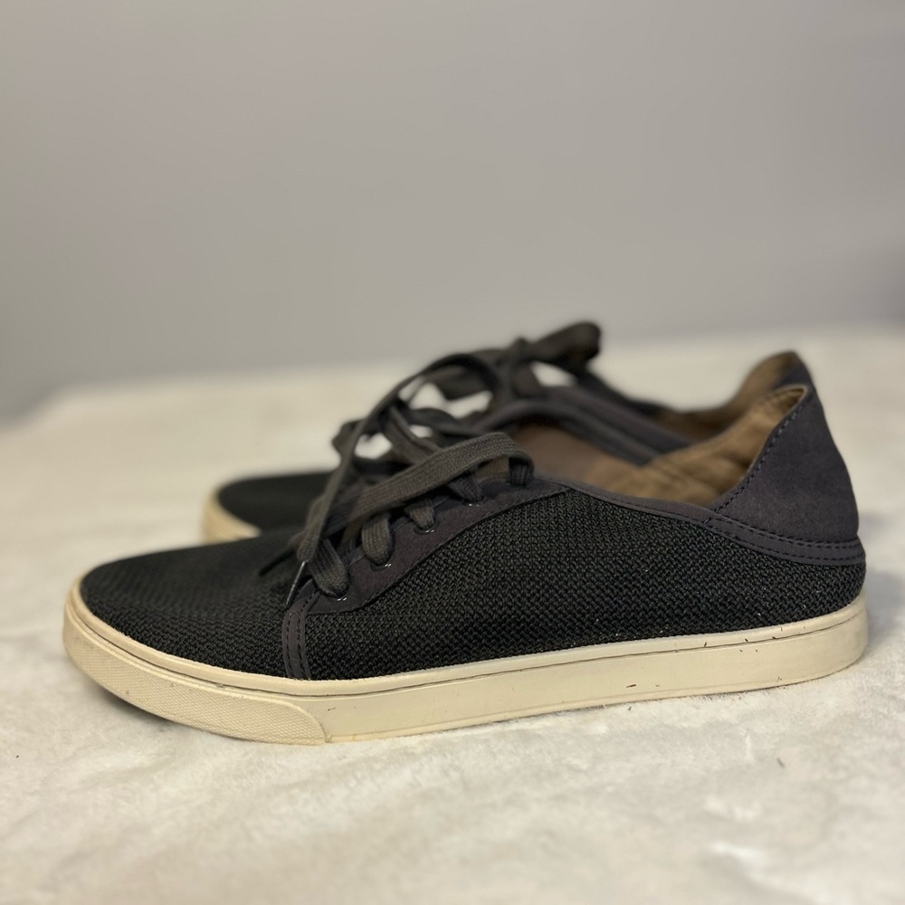 Olukai Pehuea Li Gray Mesh Sneakers Womens 9 Slip On Casual